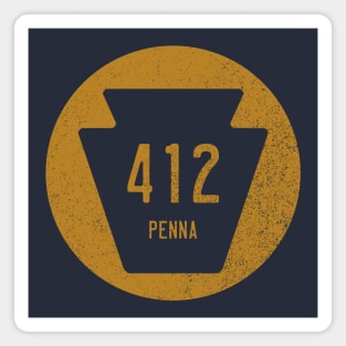 412 Penna (faded) Magnet